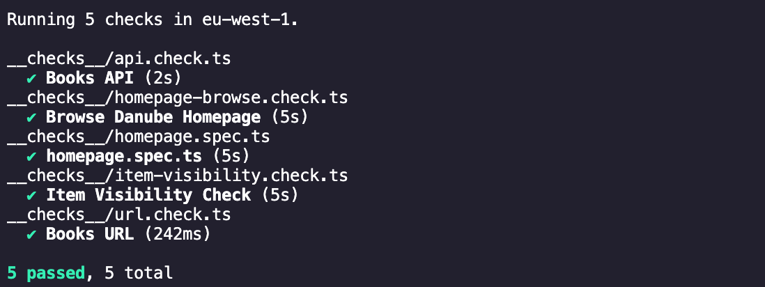 Feedback on the terminal